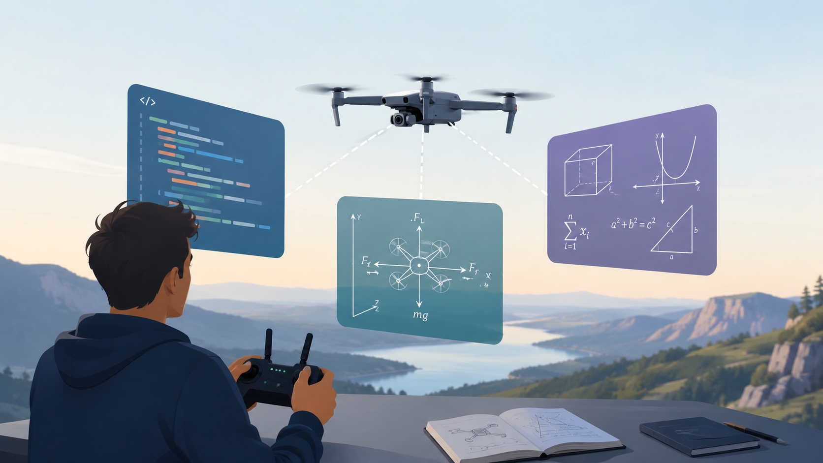 Drone Kullanmak İçin Hangi Beceriler Gerekir? Kodlama, Fizik ve Matematik