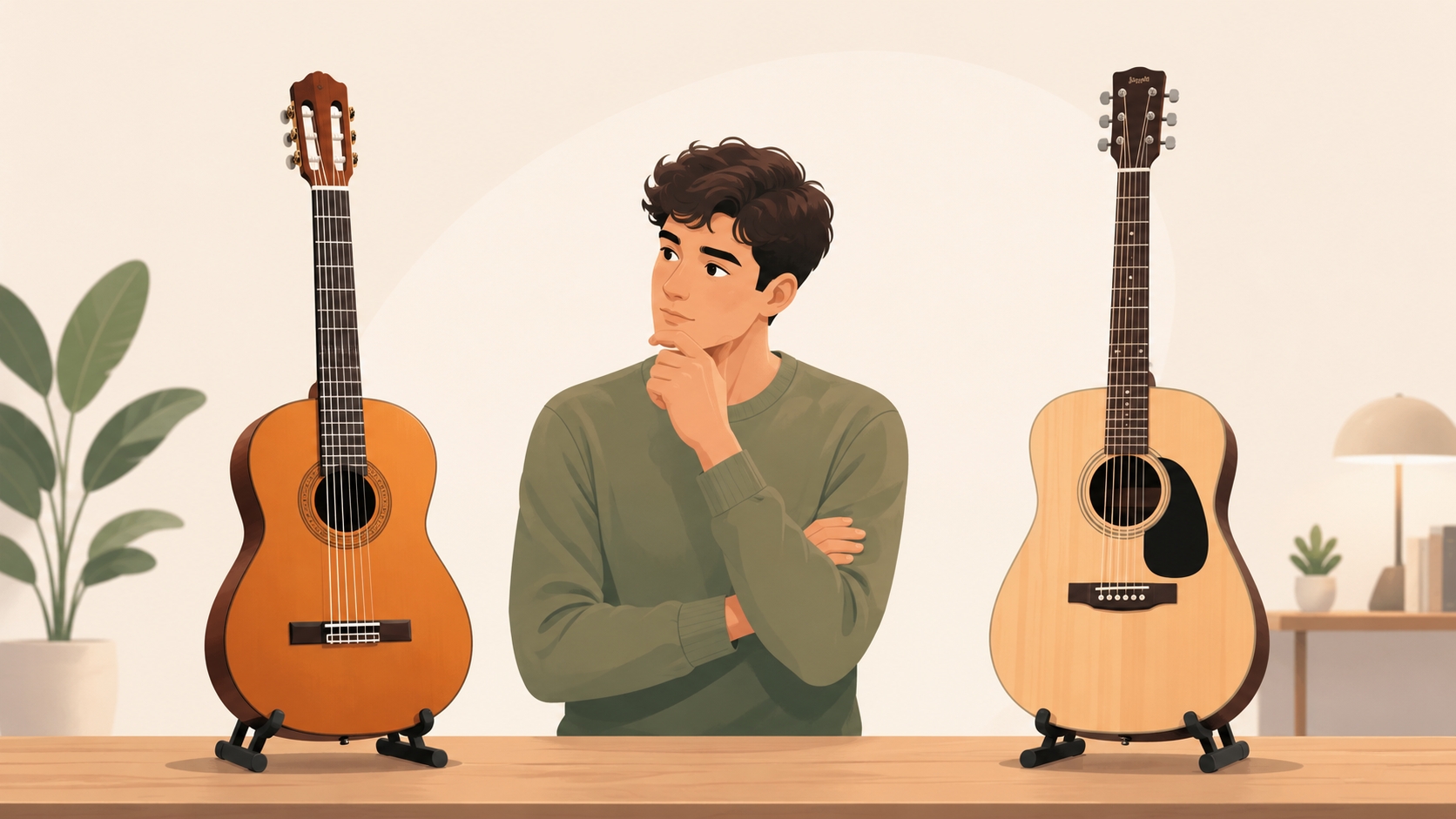 Klasik Gitar mı Akustik Gitar mı? Yeni Başlayanlar Hangisini Seçmeli?