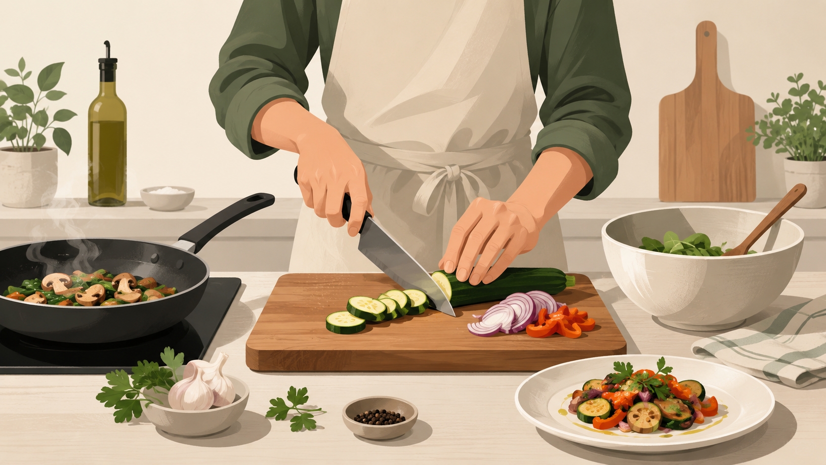 Sıfırdan Gastronomi: Evde Temel Aşçılık Teknikleri Rehberi