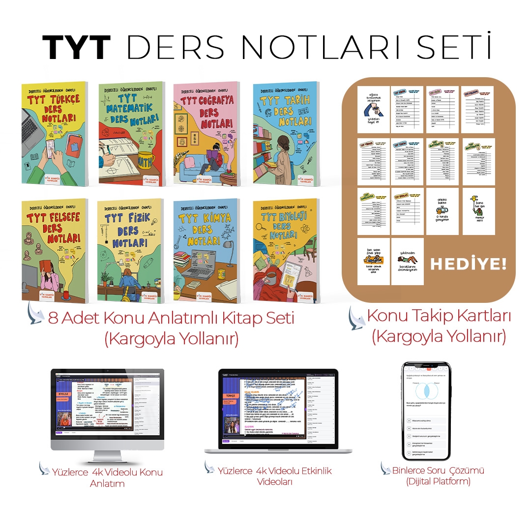 Tyt Baskılı Set(Premium) + Dijital Set